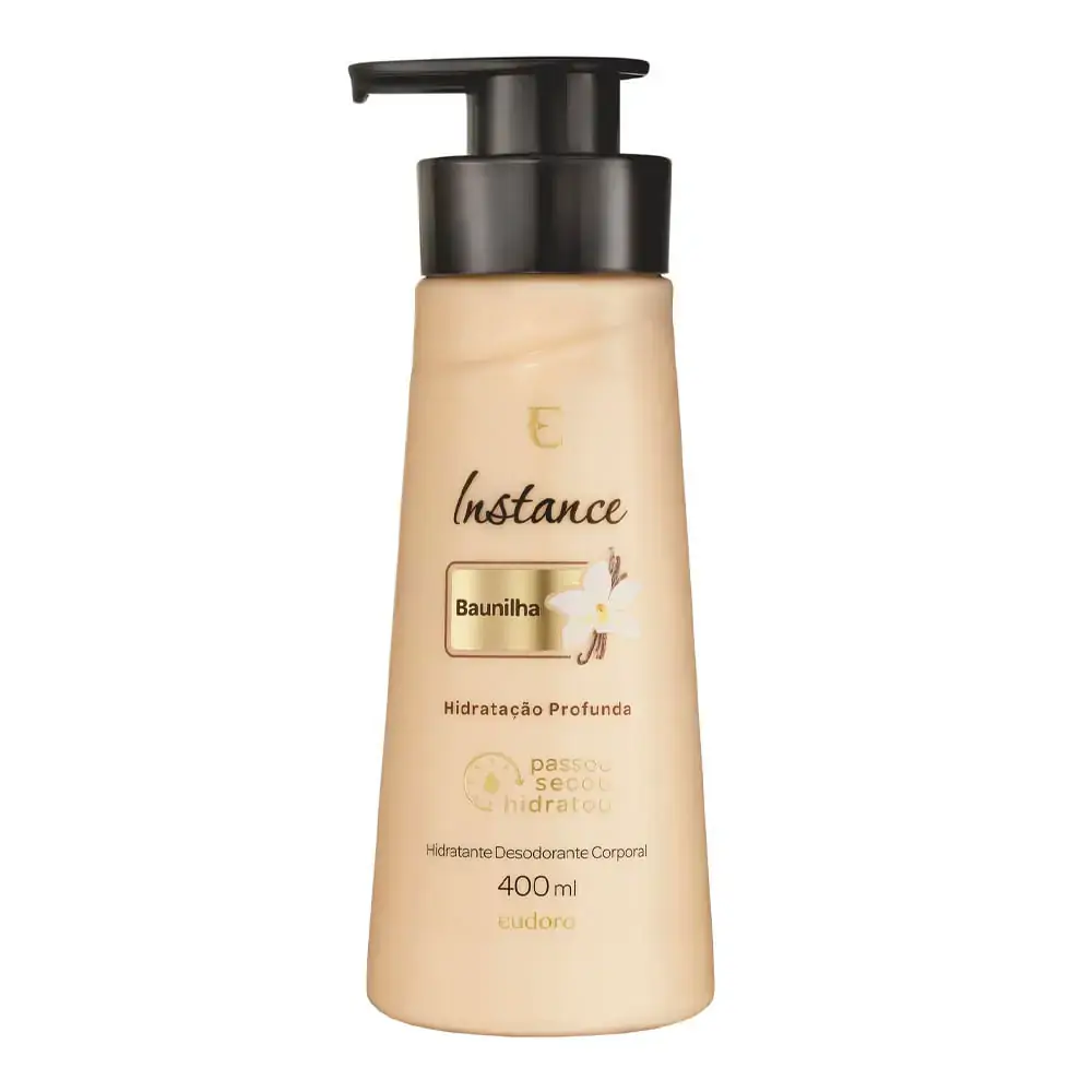 Hidratante Corporal Instance Baunilha com 400 ml