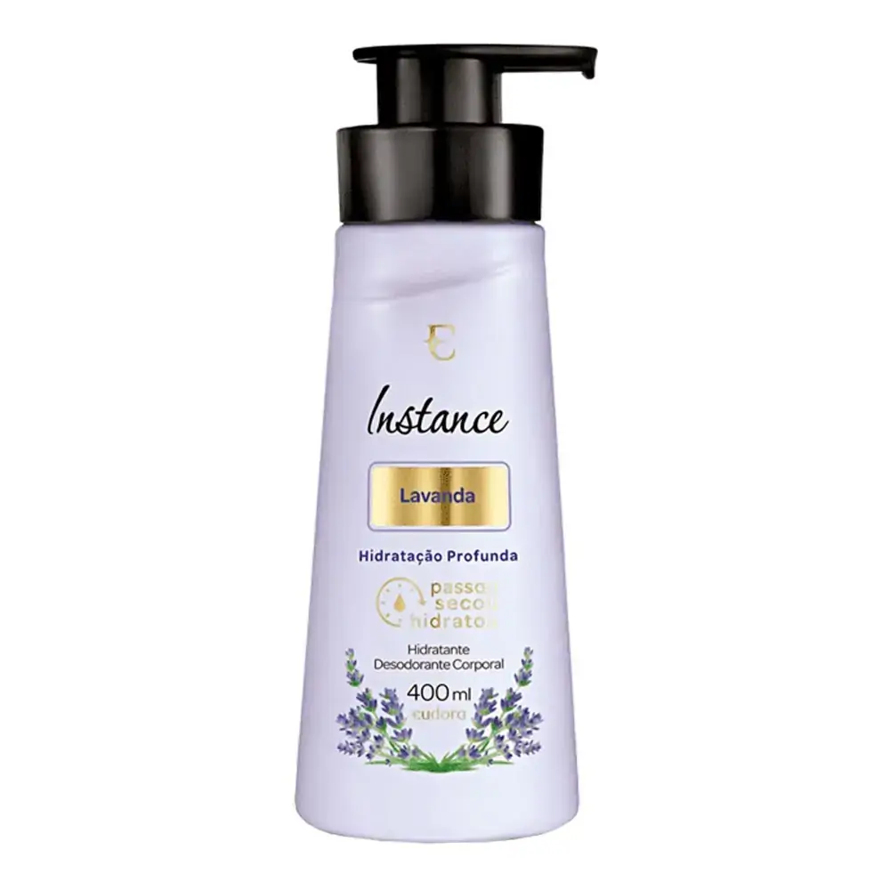 Hidratante Desodorante Corporal Instance Lavanda 400ml