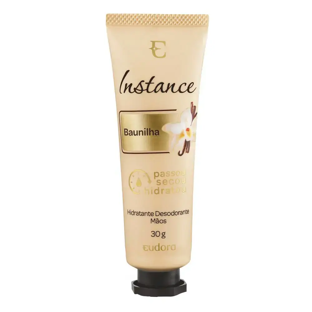 Creme Hidratante Desodorante para as Mãos Instance Baunilha com 30 g