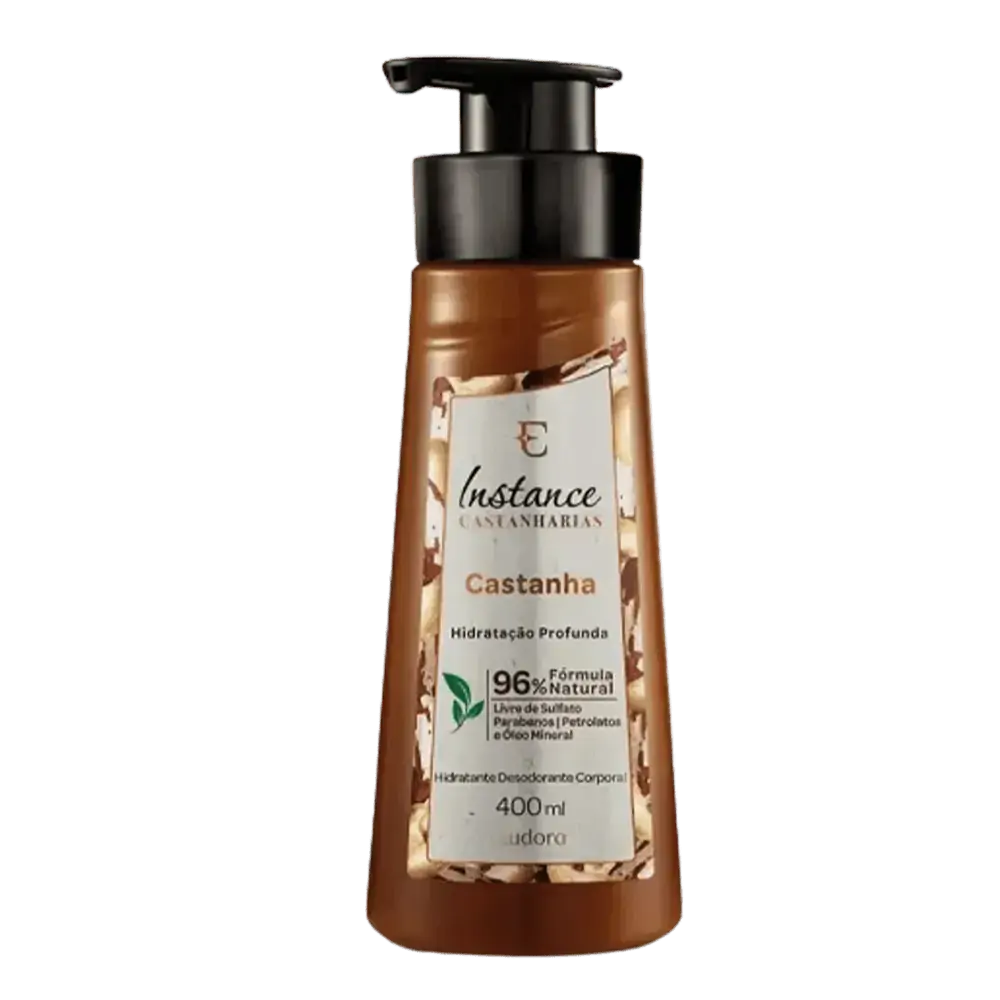 Loção Hidratante Desodorante Corporal Instance Castanharias Castanha 400ml
