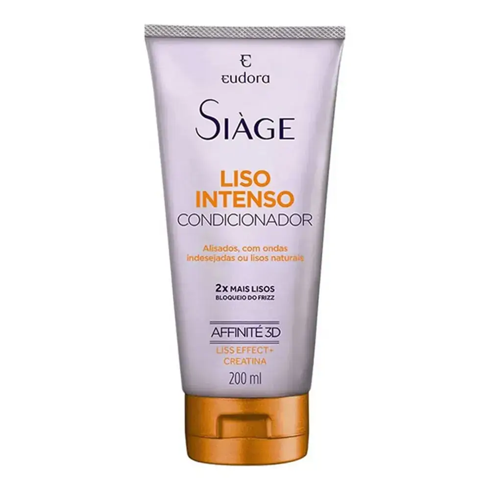 Condicionador Eudora Siàge Liso Intenso com 200 ml