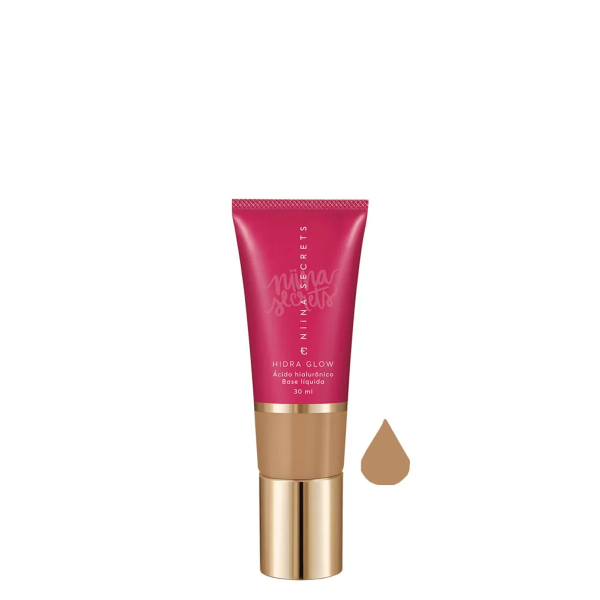 Base Niina Secrets Liquida Hidra Glow Cor 55 30ml