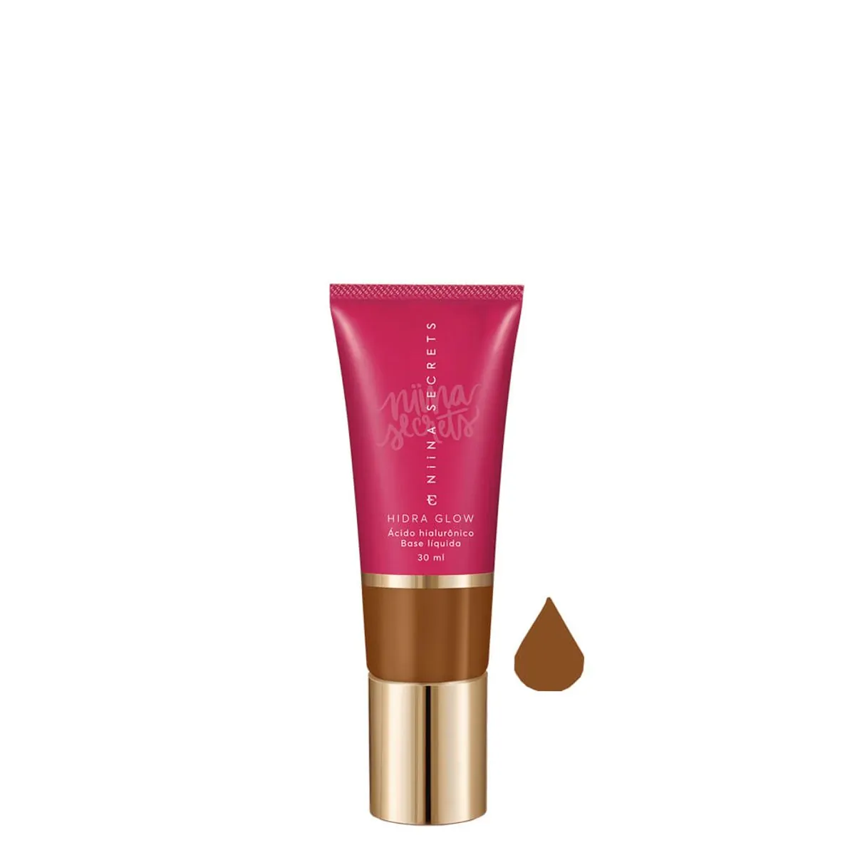 Base Niina Secrets Liquida Hidra Glow Cor 80 30ml