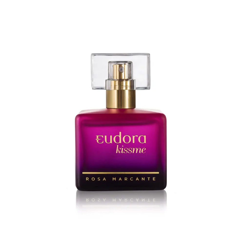 Perfume Feminino Eudora Deo Colonia Kiss Me Rosa Marcante 50ml