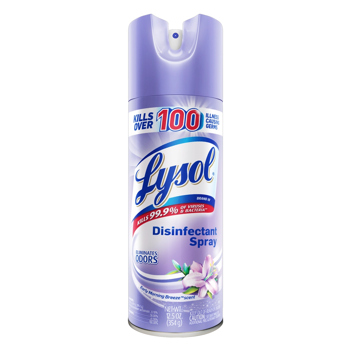 Desinfetante Uso Geral Spray Brisa Da Manhã Lysol Lata 369ml
