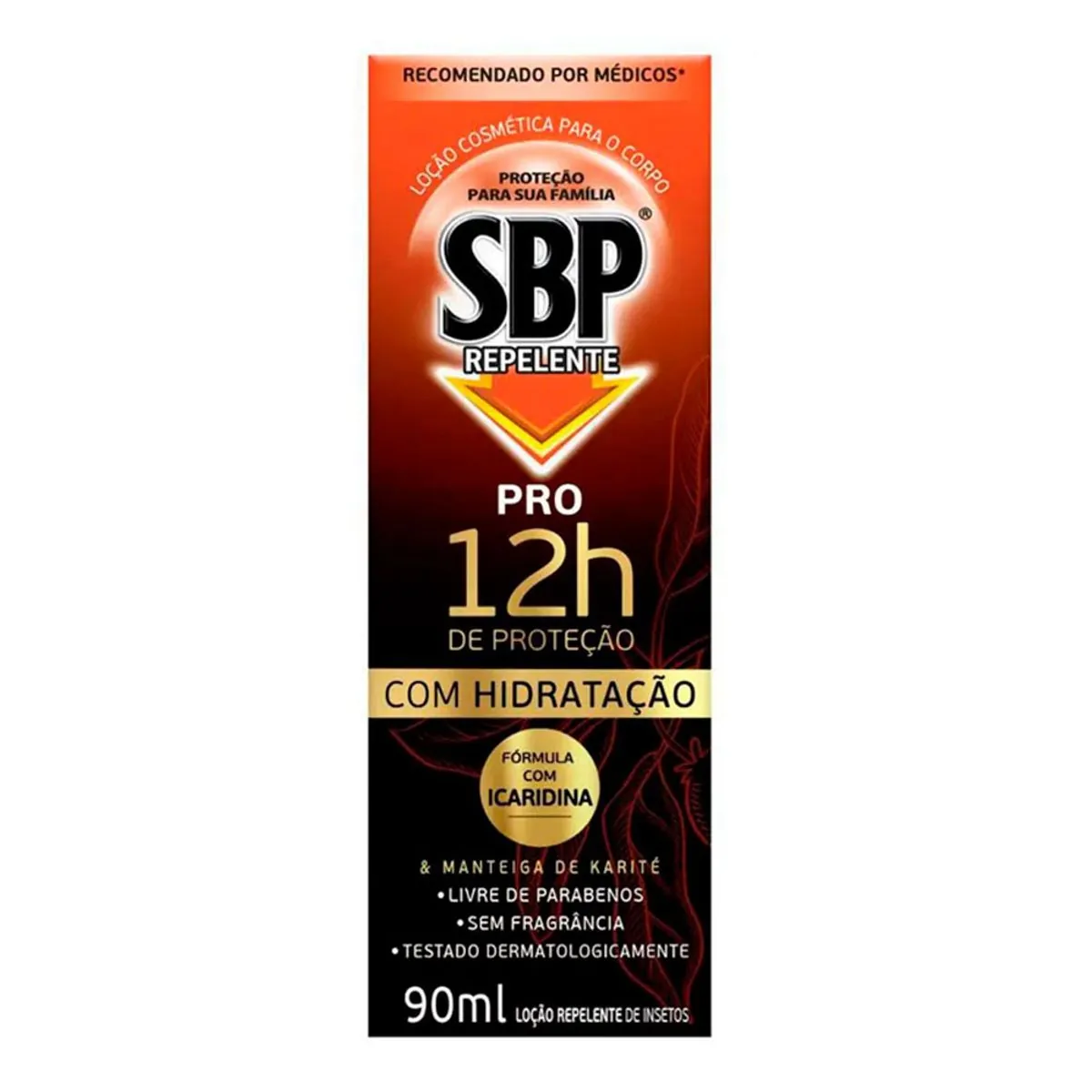 Repelente Loção Sem Fragrância Sbp Pro Caixa 90ml