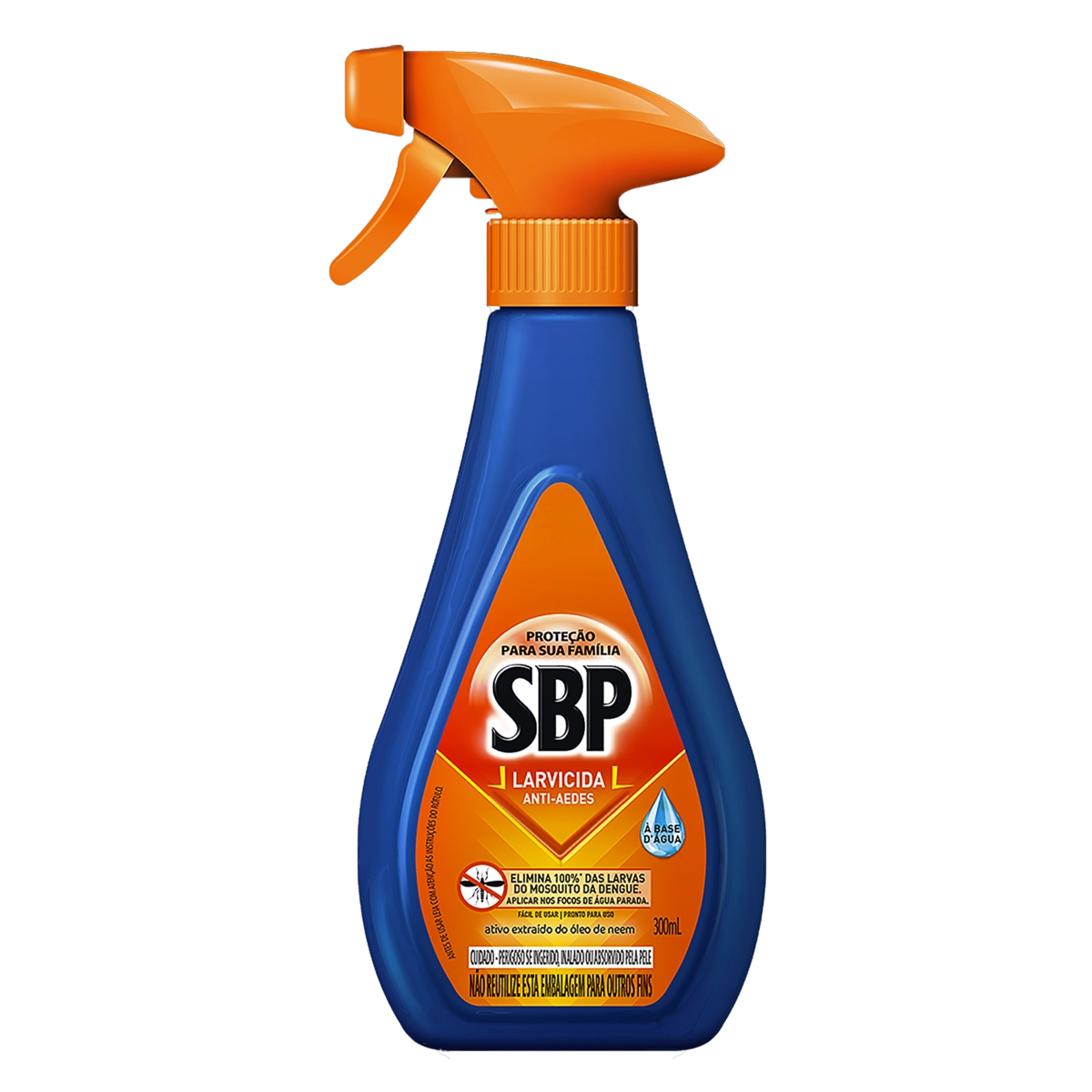 Larvicida SBP Anti Aedes 300ml para Vasos, Calhas, Bromélias e focos de mosquito