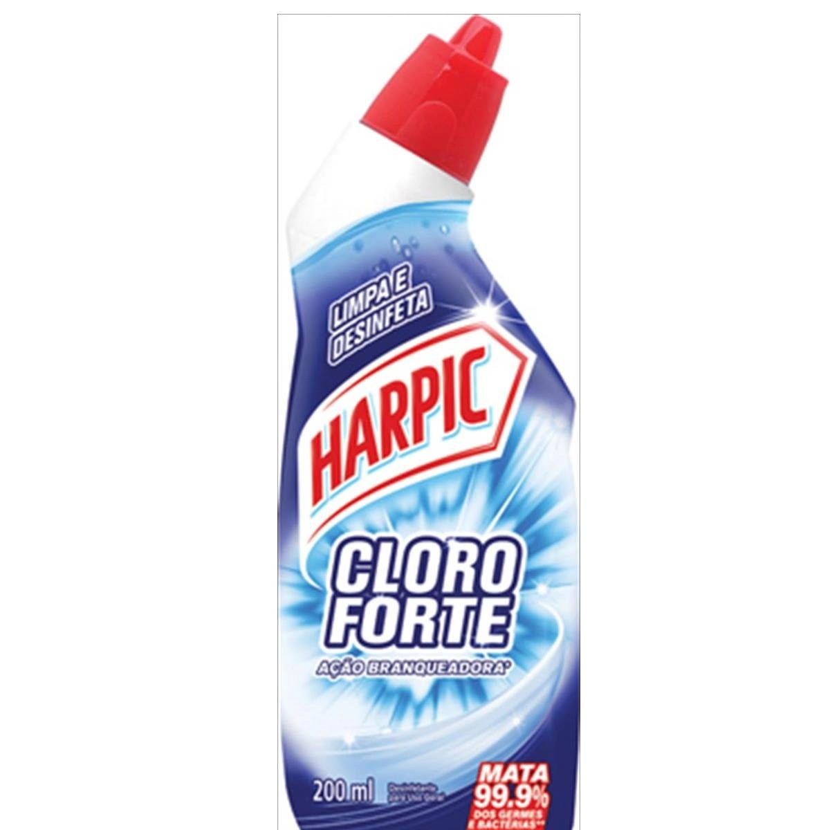 Desinfetante Sanitário Líquido Harpic Cloro Forte Desodorizador 200ml