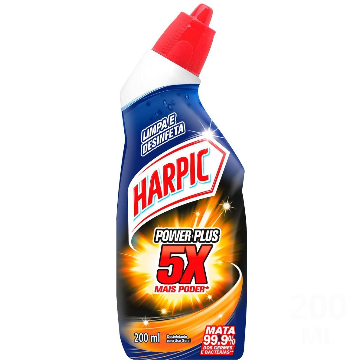 Desinfetante Sanitário Líquido Harpic Power Plus Desodorizador 200ml