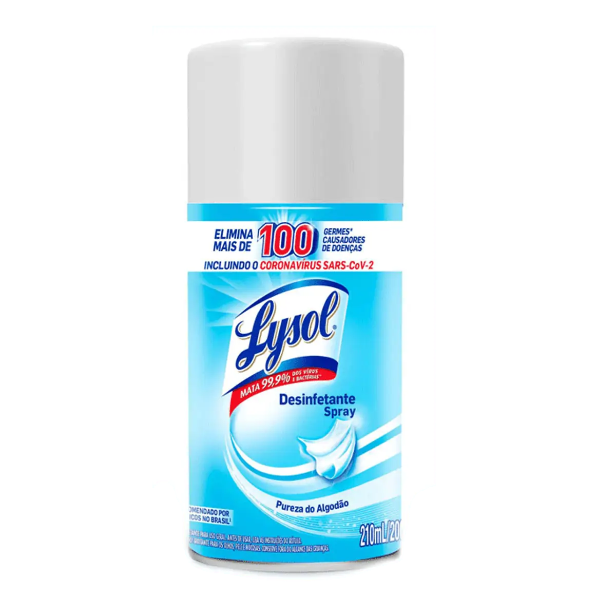 LYSOL DESINF AERO PUREZA DO ALGODAO 210ML