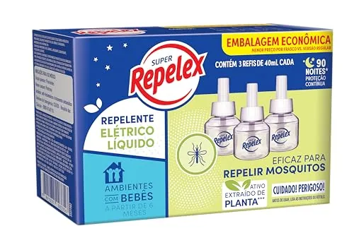 Rep Elet 90n Repelex Rf 40ml 3un Emb Econ