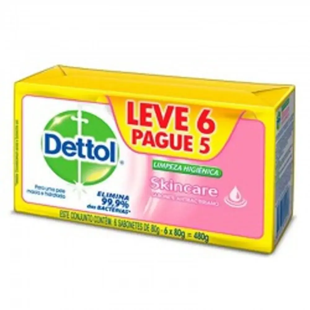 Sabonete Antibacteriano Original Dettol Leve 6 Pague 5