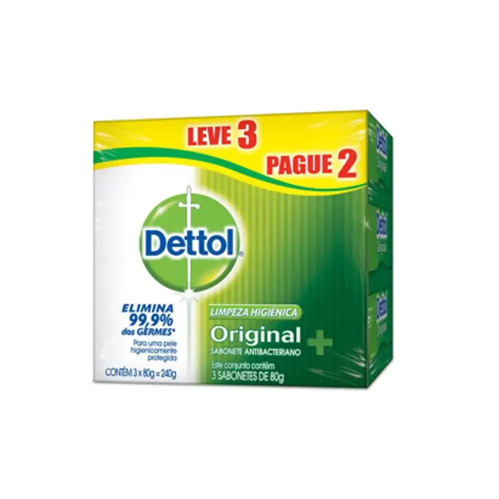 Sabonete Dettol Orig A Bactericida C/15 Desc