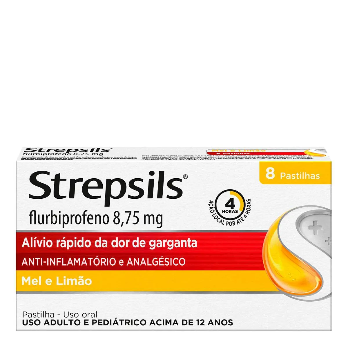 Pastilhas Strepsils Caixa 8 Unidades