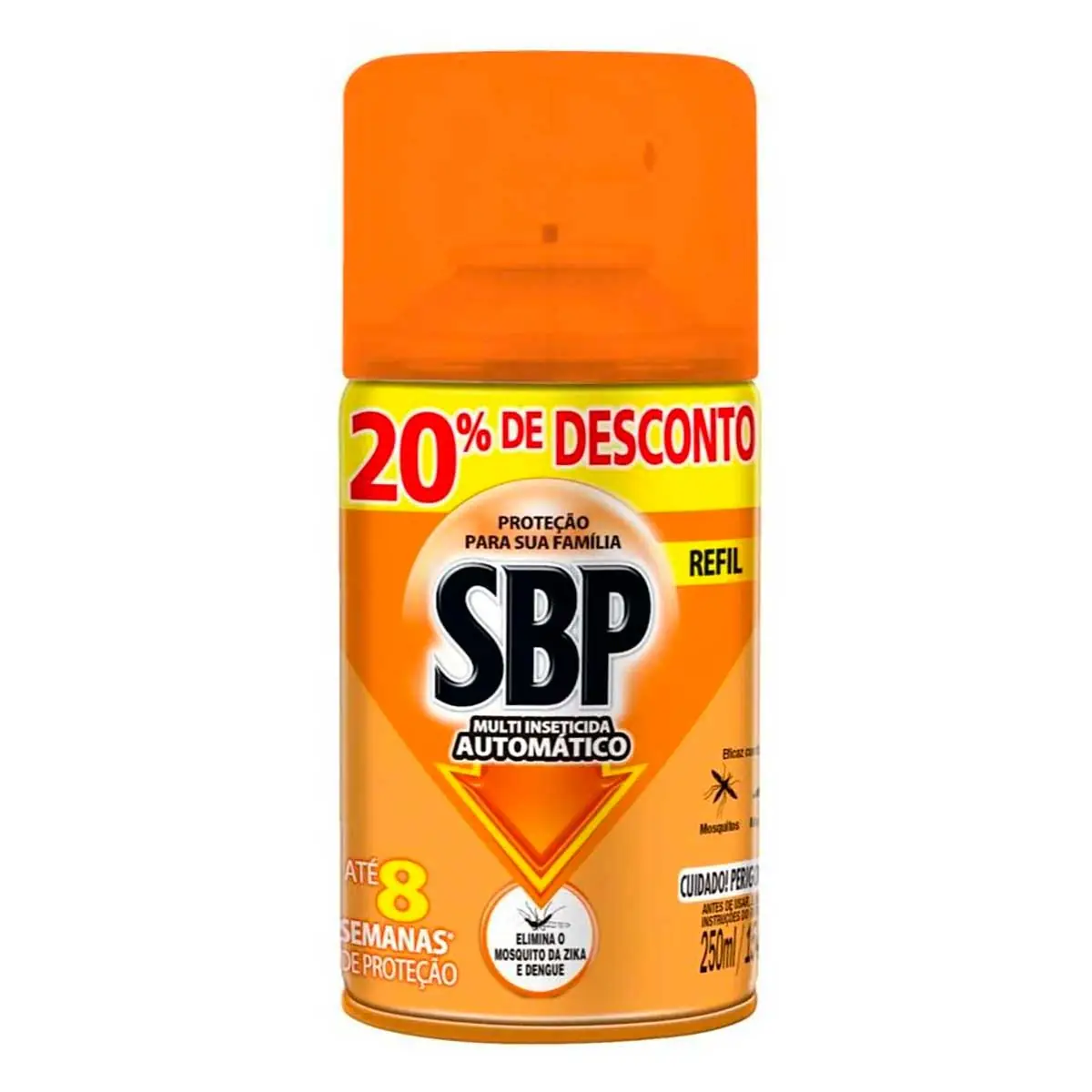 Multi Inseticida Automático SBP Refil 250 ml Embalagem Econômica