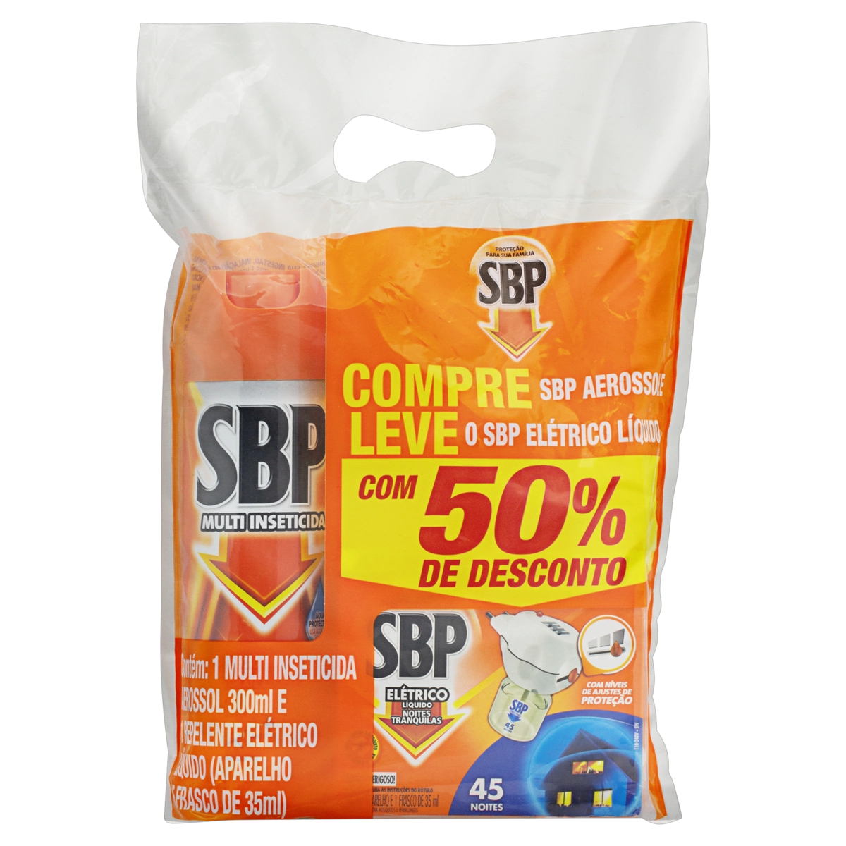 Kit Multi Inseticida Aerossol 300ml Repelente Líquido Elétrico 35ml Sbp Grátis 50 De Desconto