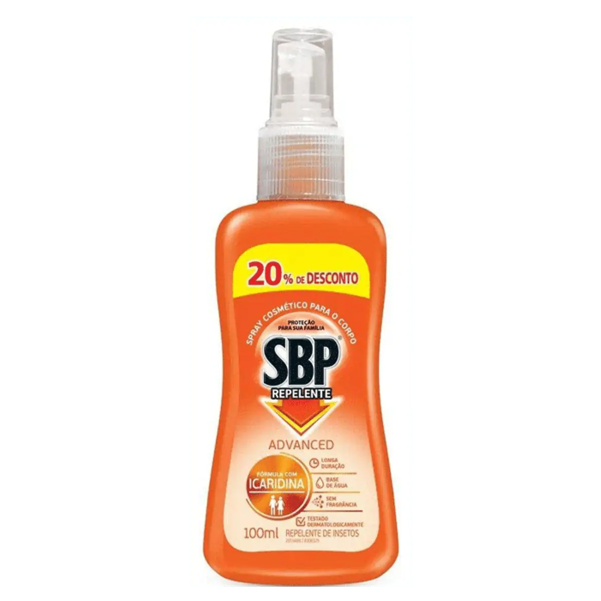 Repelente Spray SBP Advanced Family com Icaridina 100 ml 20% de Desconto