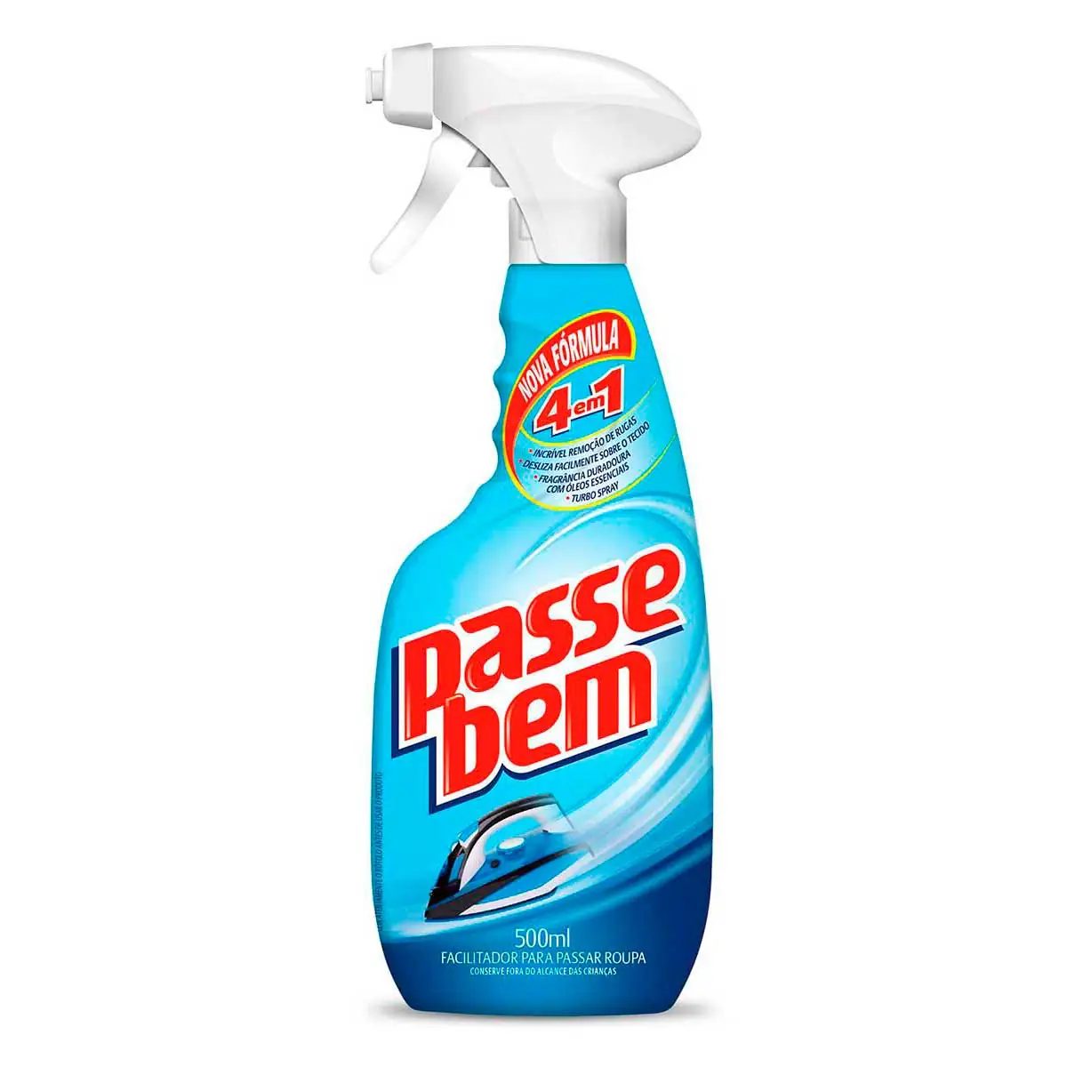 Facilitador Spray de Passar Roupas Passe Bem 4 em 1 500ml