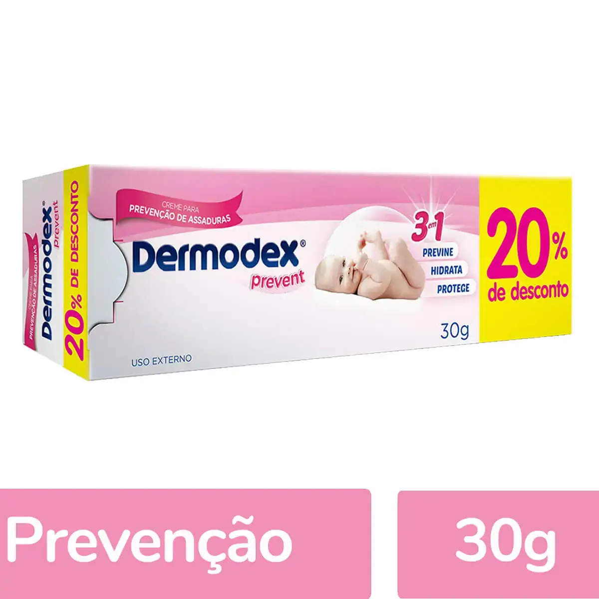 Creme Assadura Dermodex Prevent 30g 20 Off