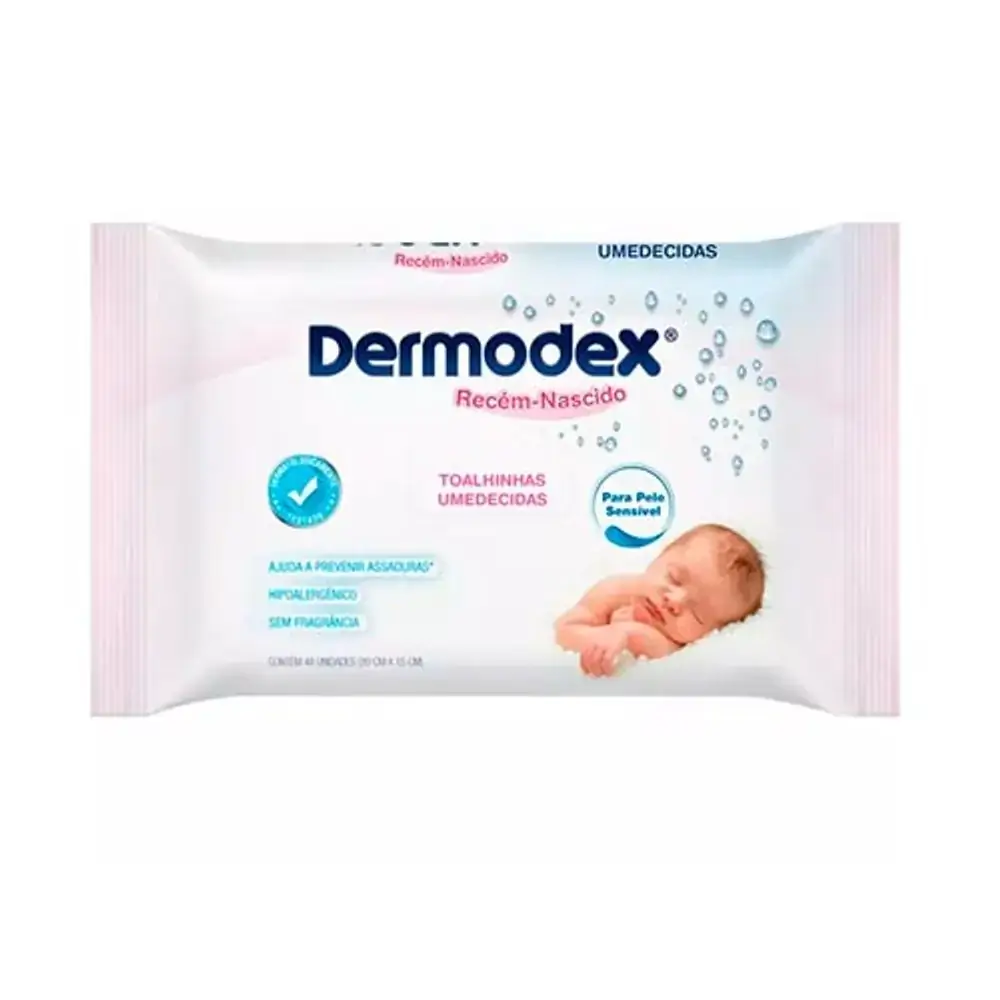 Lenco Umed Dermodex Wipes Recem Nascido C/48