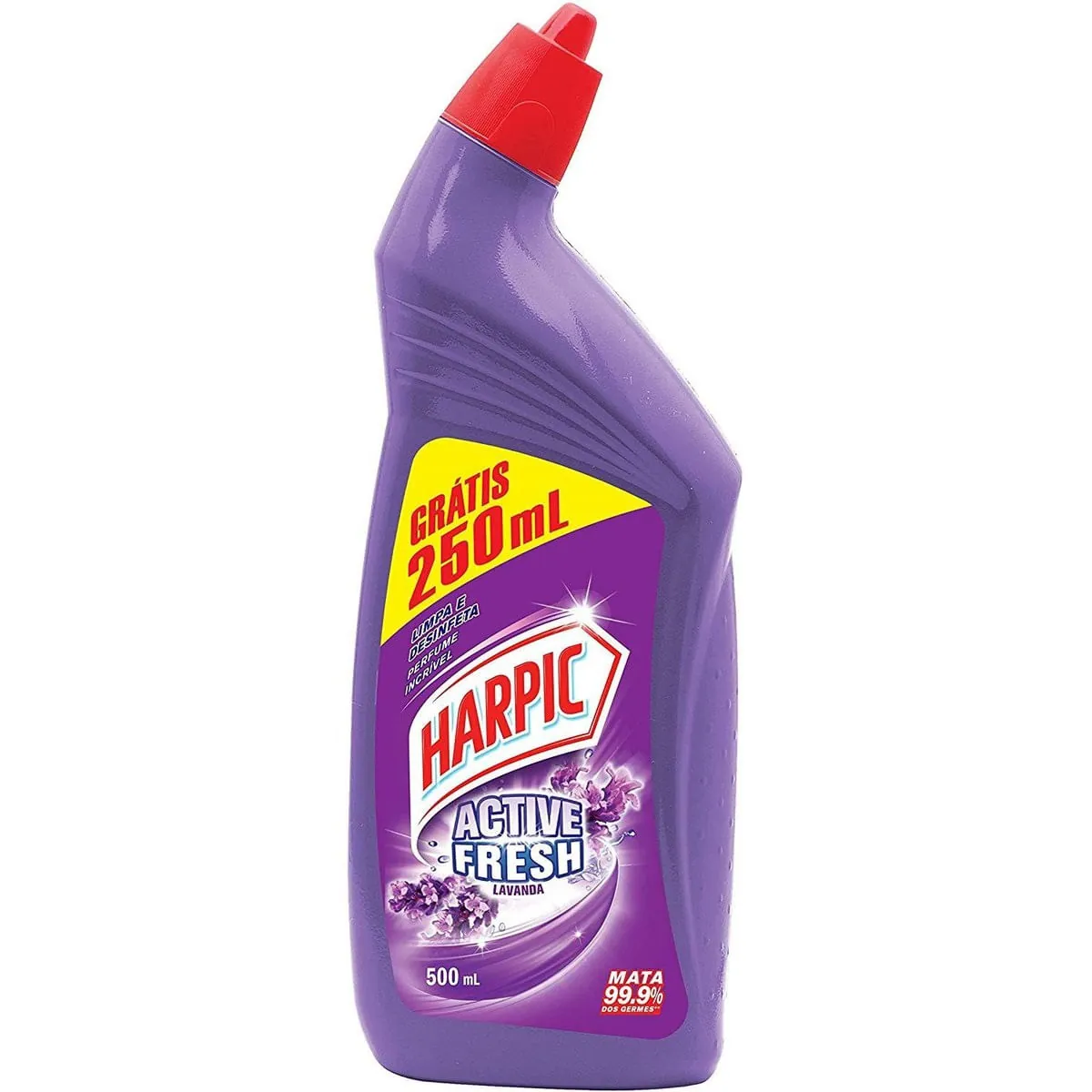 Desinfetante Uso Geral Lavanda Harpic Active Fresh Frasco 750ml Grátis 250ml
