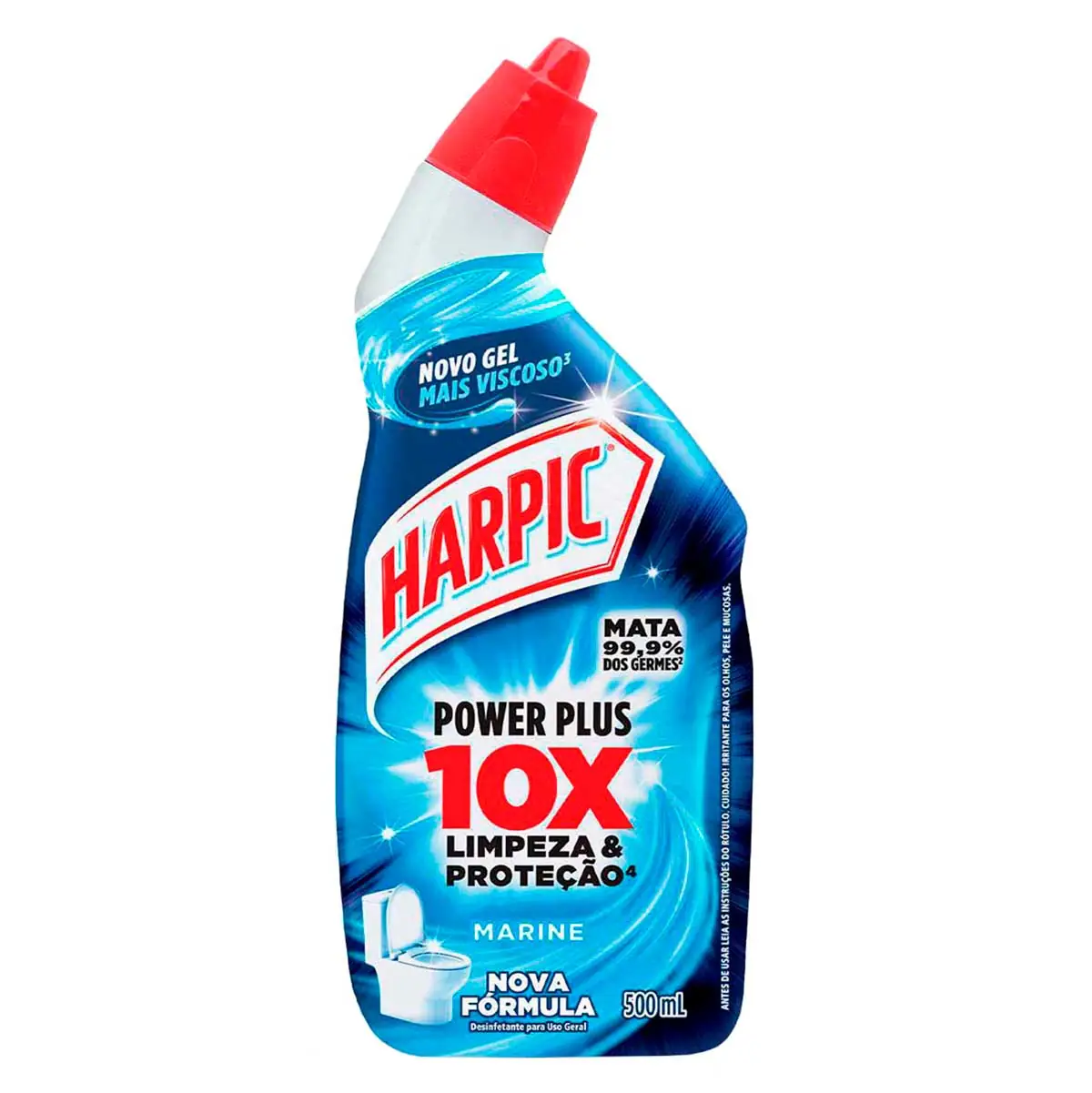 Desinfetante Sanitário Líquido Harpic Power Plus Marine 500ml