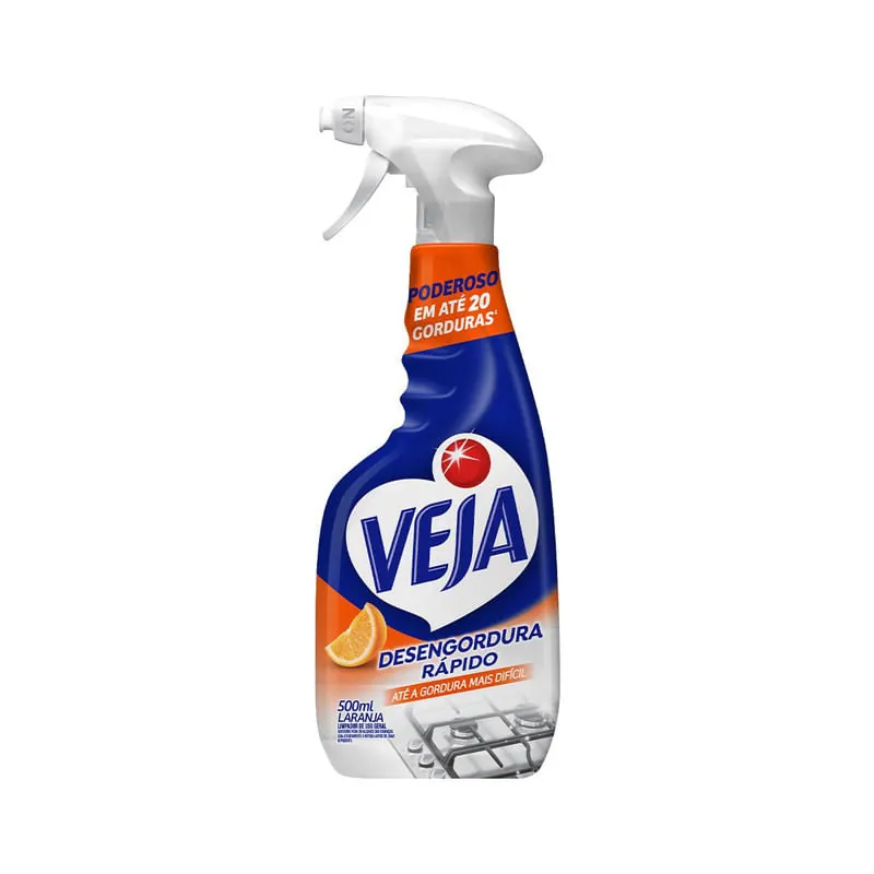 Desengordurante Spray Veja Cozinha Laranja 500ml