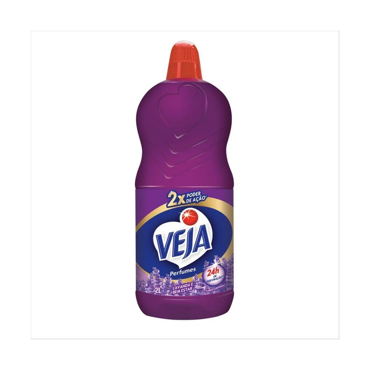 Limpa Piso Veja Perfumes Lavanda e Bem Estar 2 Litros