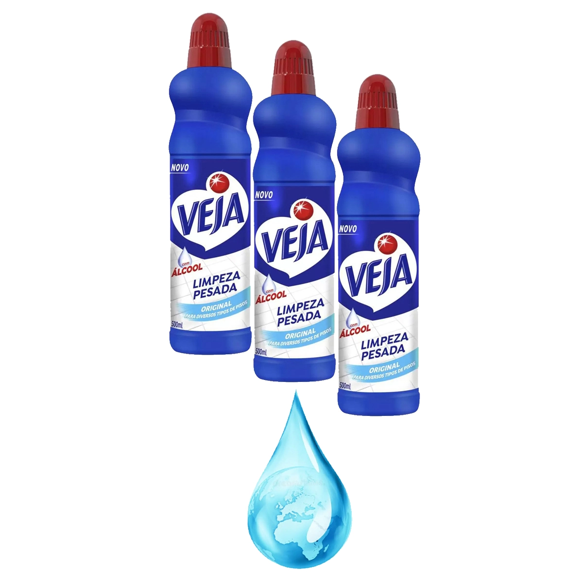 Limpador para Limpeza Pesada Original Embalagem Econômica Veja 500ml