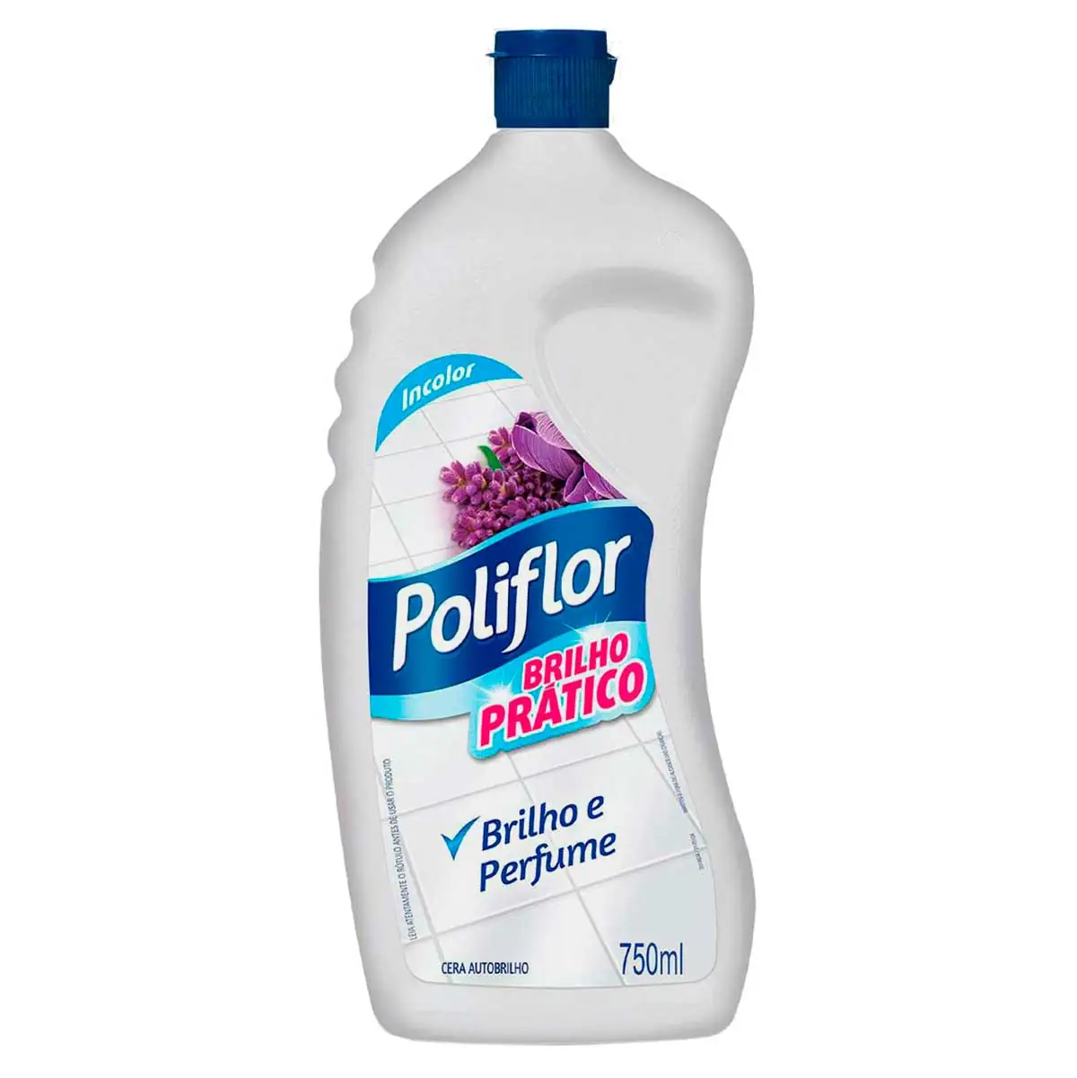 Cera Auto Brilho Líquida Poliflor Brilho Prático Incolor 750ml