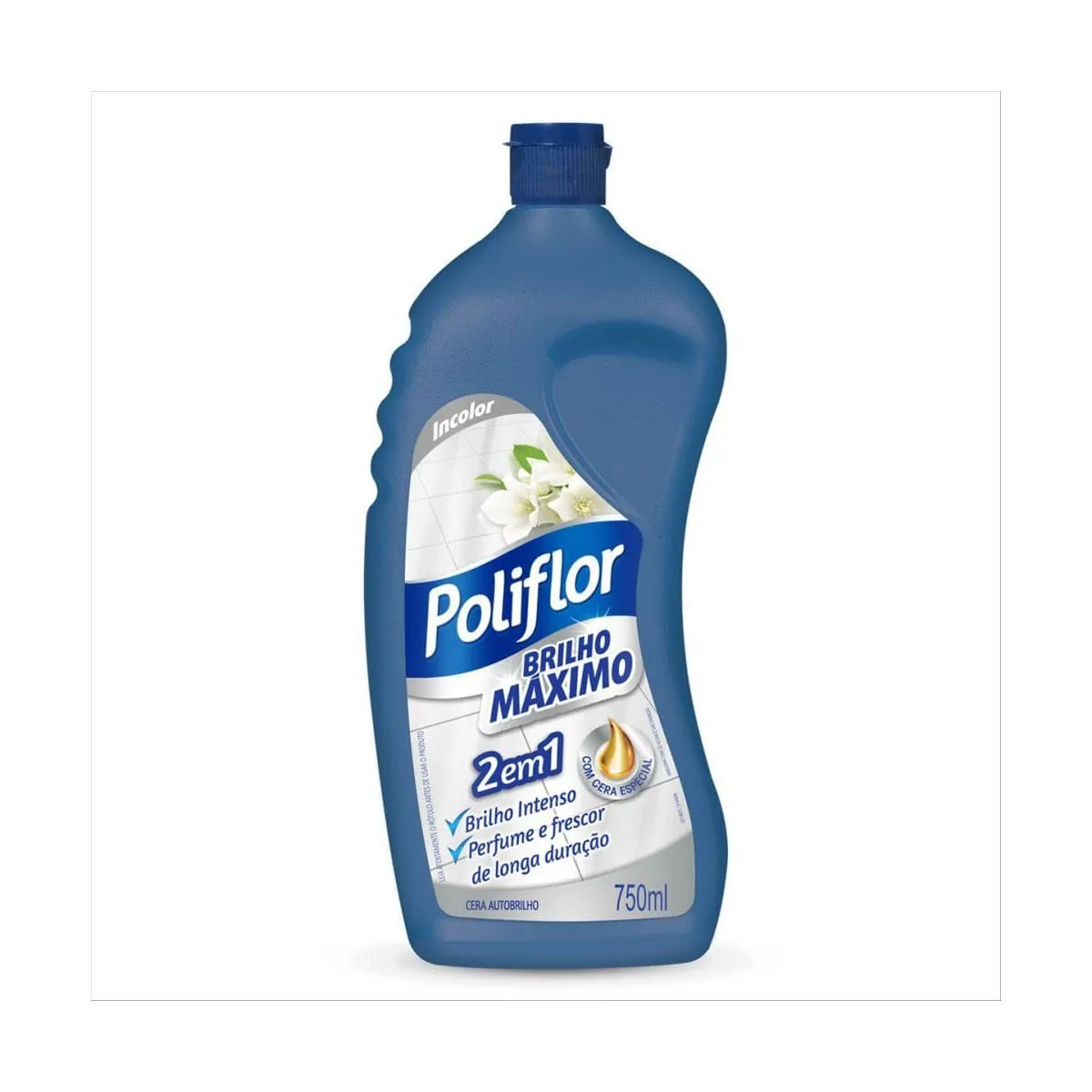 Cera Líquida Poliflor Brilho Máximo Incolor 750ml