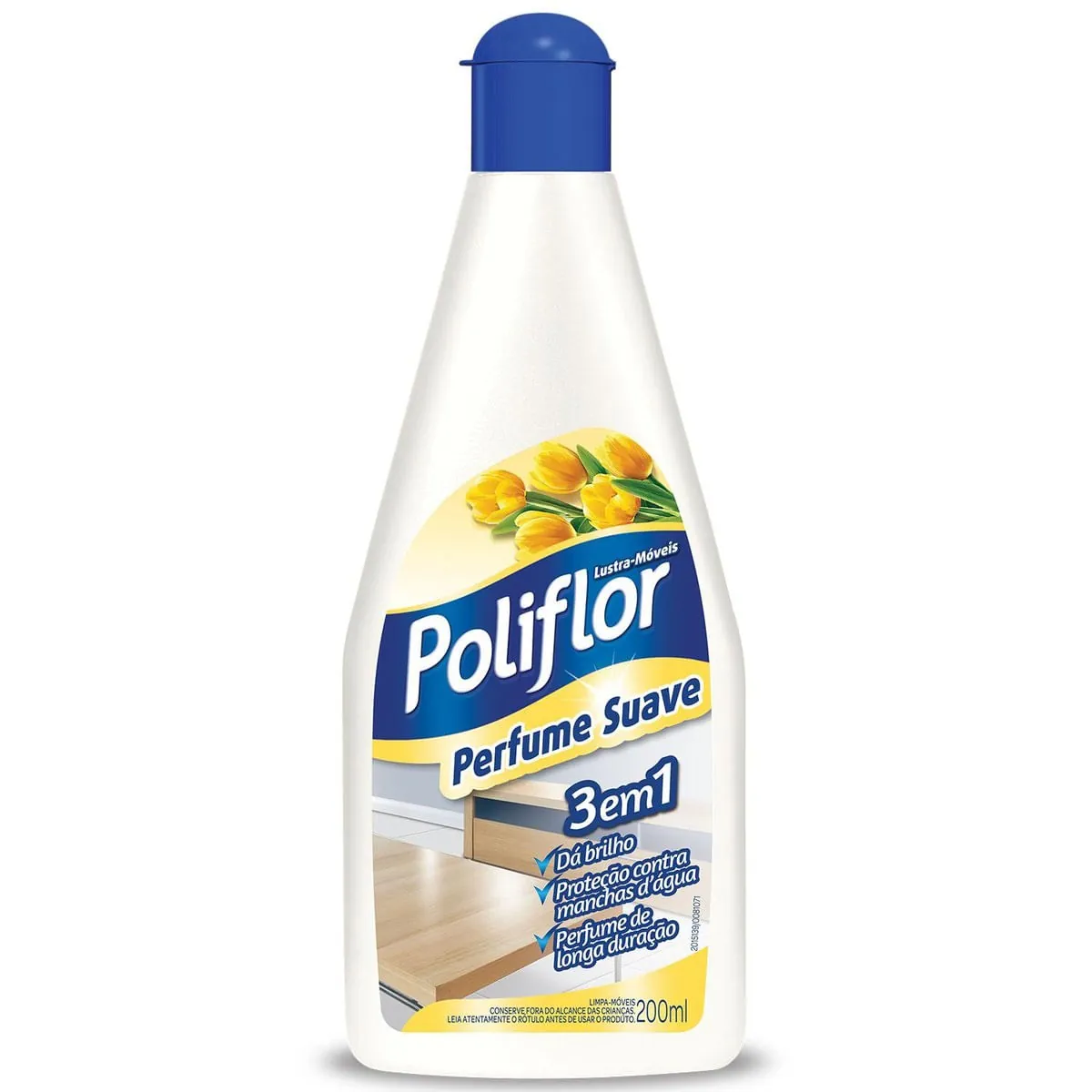 Lustra Móveis Poliflor Perfume Suave 200ml
