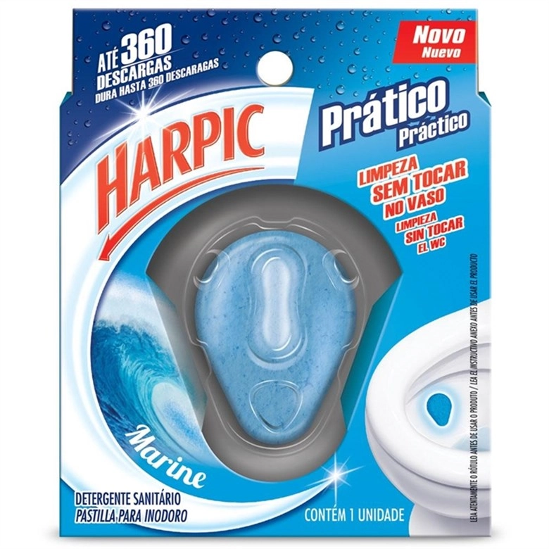 Bloco Sanitário Sólido Harpic 20g Marine Unit
