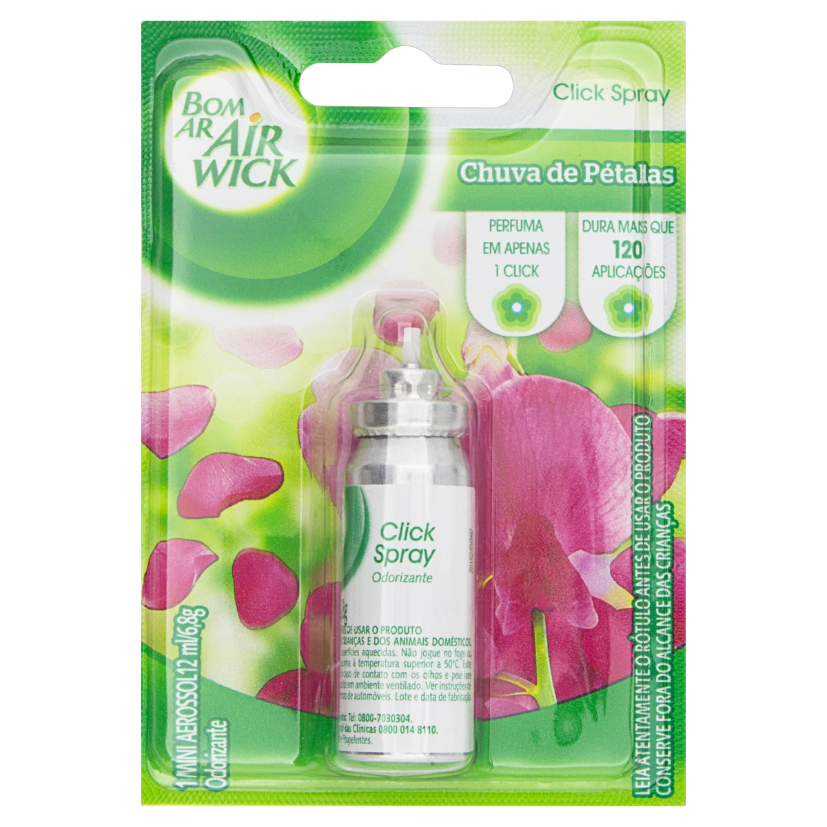Odorizador De Ambiente Chuva De Pétalas Bom Ar Air Wick Blister 12ml