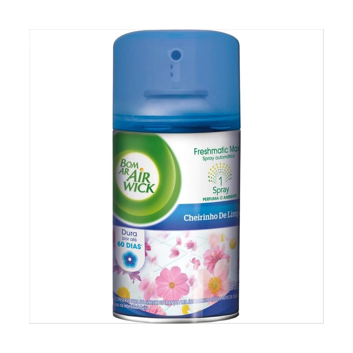 Refil para Odorizador Bom Ar Air Wick Básica Spray Cheirinho de Limpeza 250ml