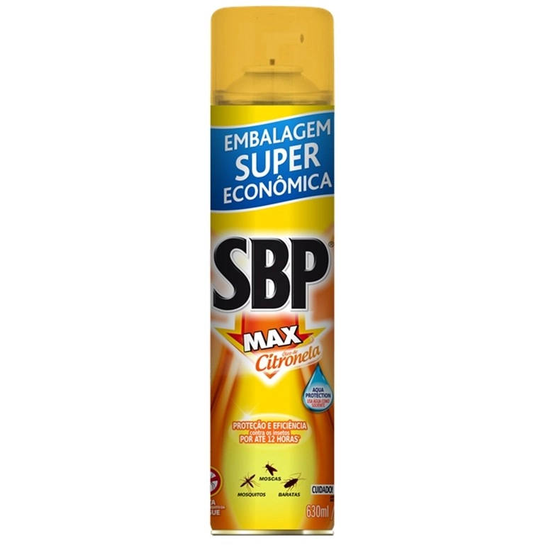 Inseticida Aerosol Sbp 630ml Citronela Economica Unit