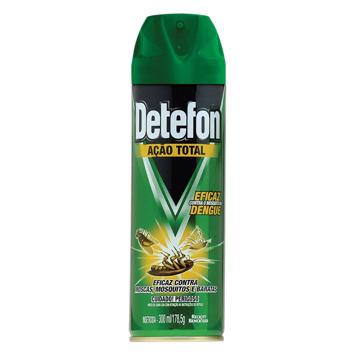 Inseticida Aerossol Ação Total Detefon Frasco 300ml Spray