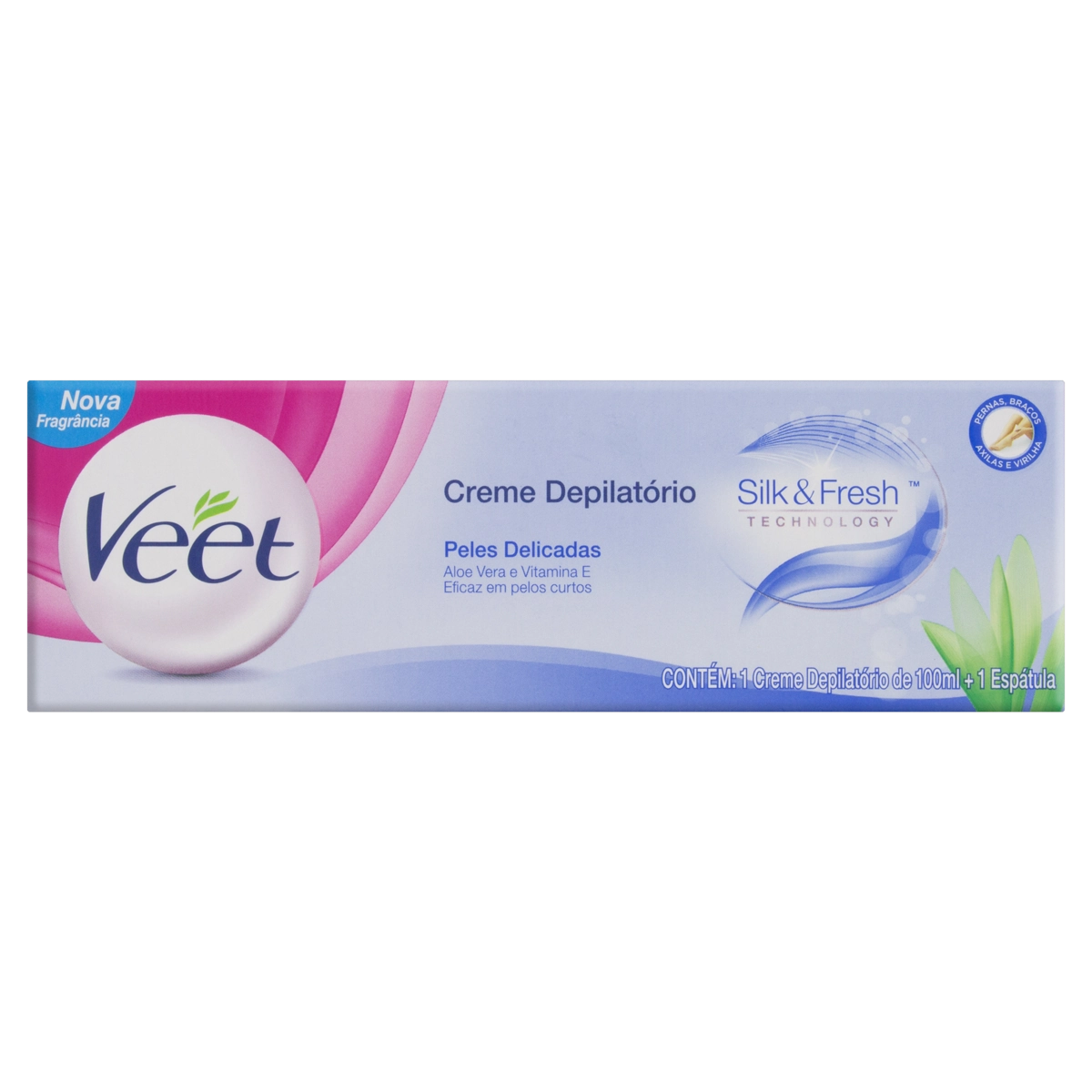 Creme Depilatório Pele Delicada Veet Caixa 100ml