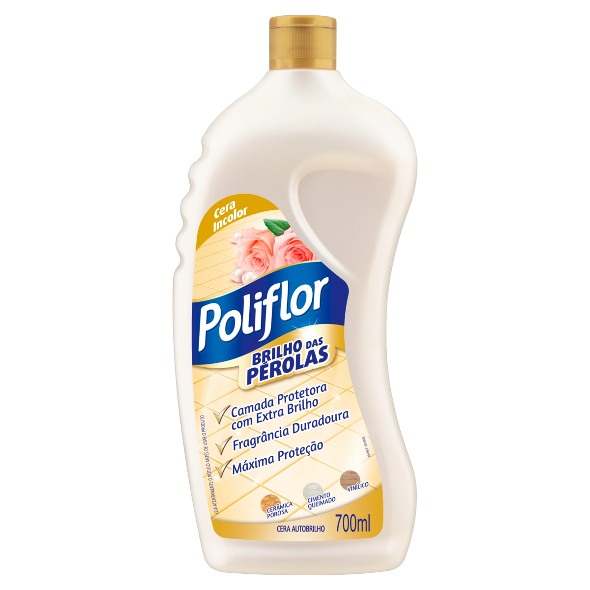 Cera Líquida Poliflor Incolor Brilho das Pérolas 700Ml