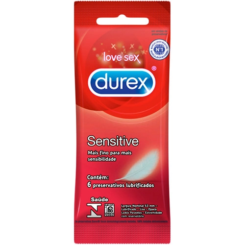 Preservativo Durex C/6 Sensitive