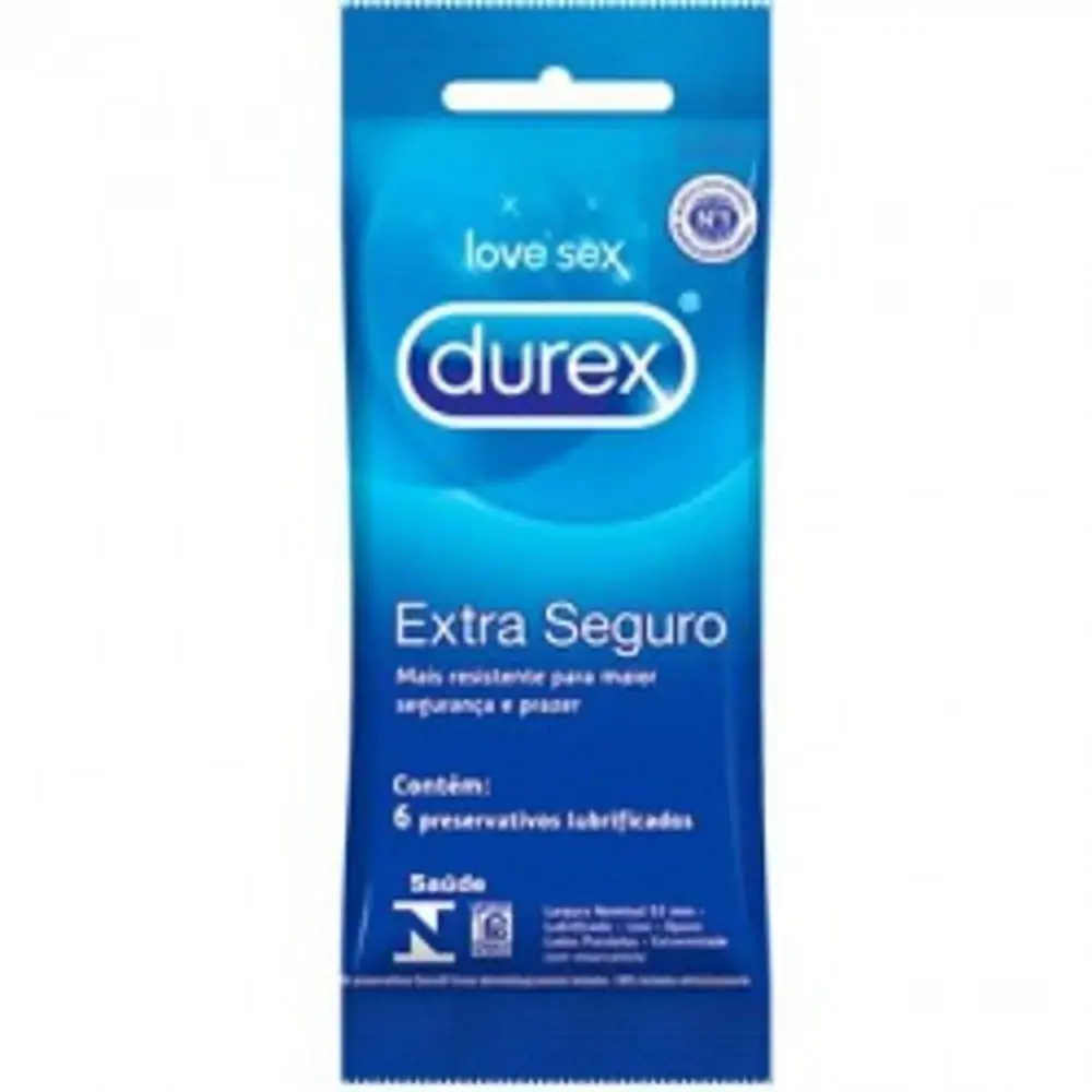 Preservativo Durex C/6 Extra Seguro