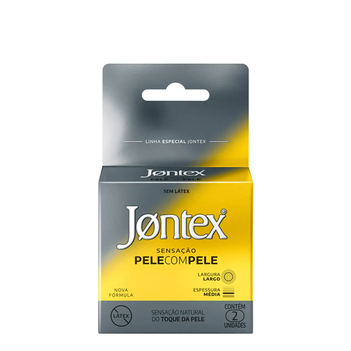Jontex Preservativo Pele Com Pele 2 Unidades