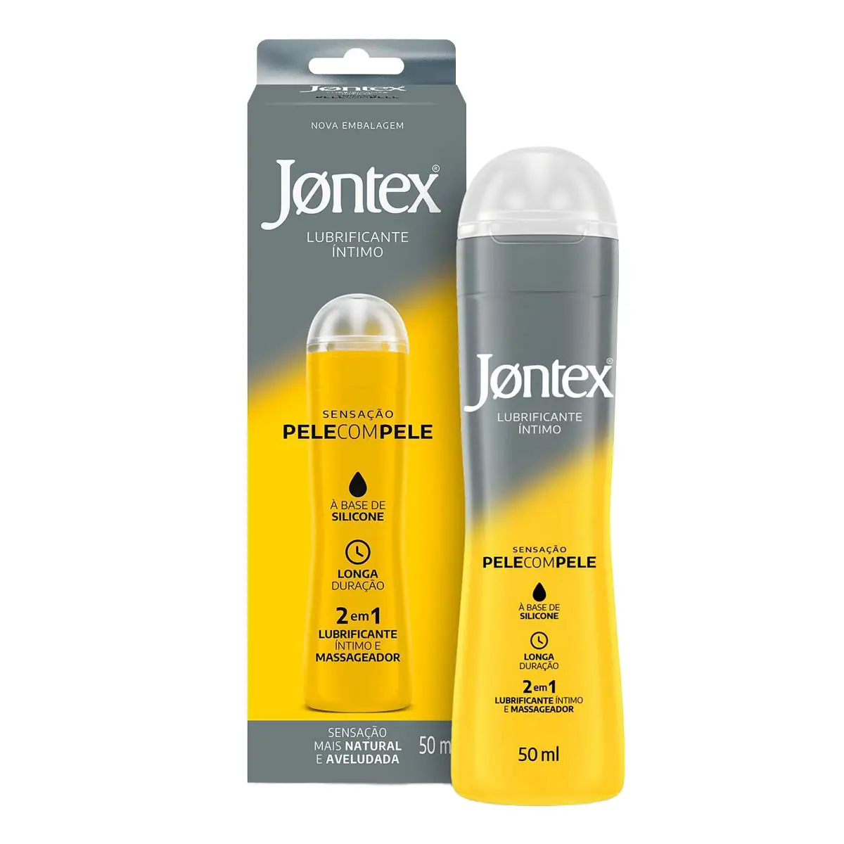 Gel Lubrificante Pele Com Pele Jontex 50 g