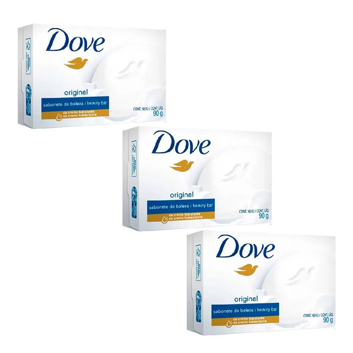 Sabonete Dove 3 Unidades 90g