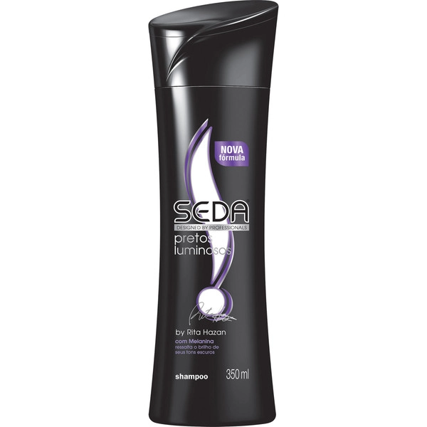 Shampoo Pretos Luminosos 350ml Seda