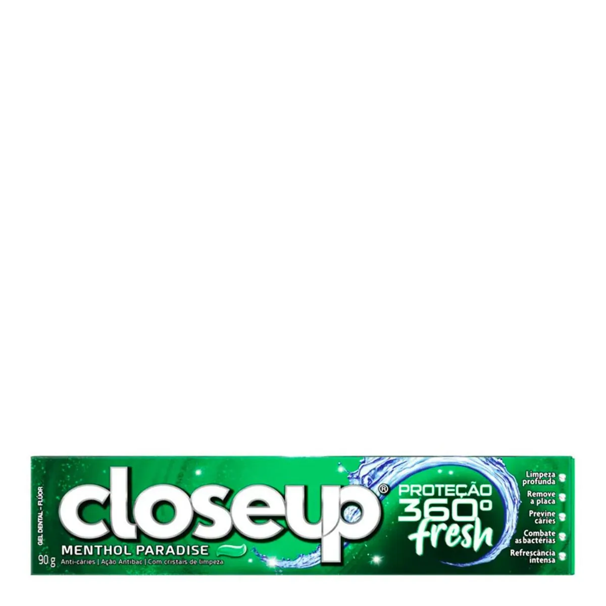 Gel Dental Menthol Paradise Proteção 360° Fresh Closeup 90 g
