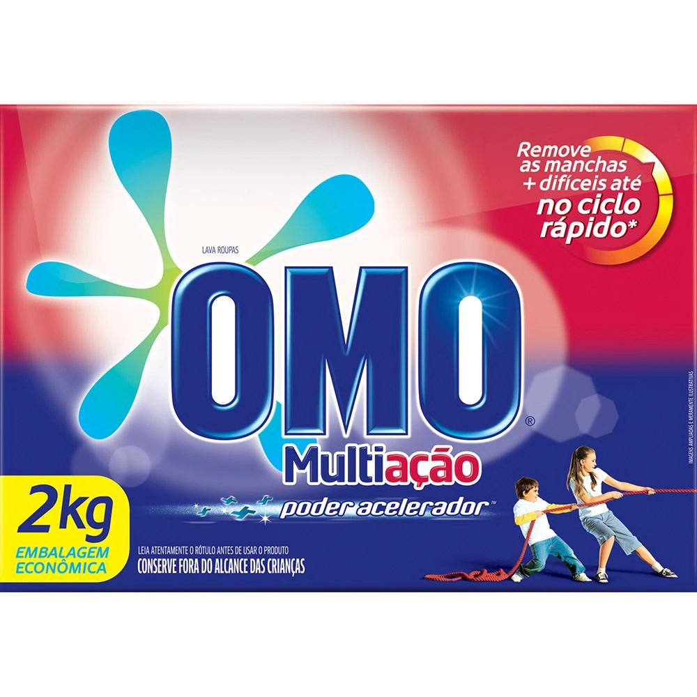 Detergente Po Omo 2kg Multiacao