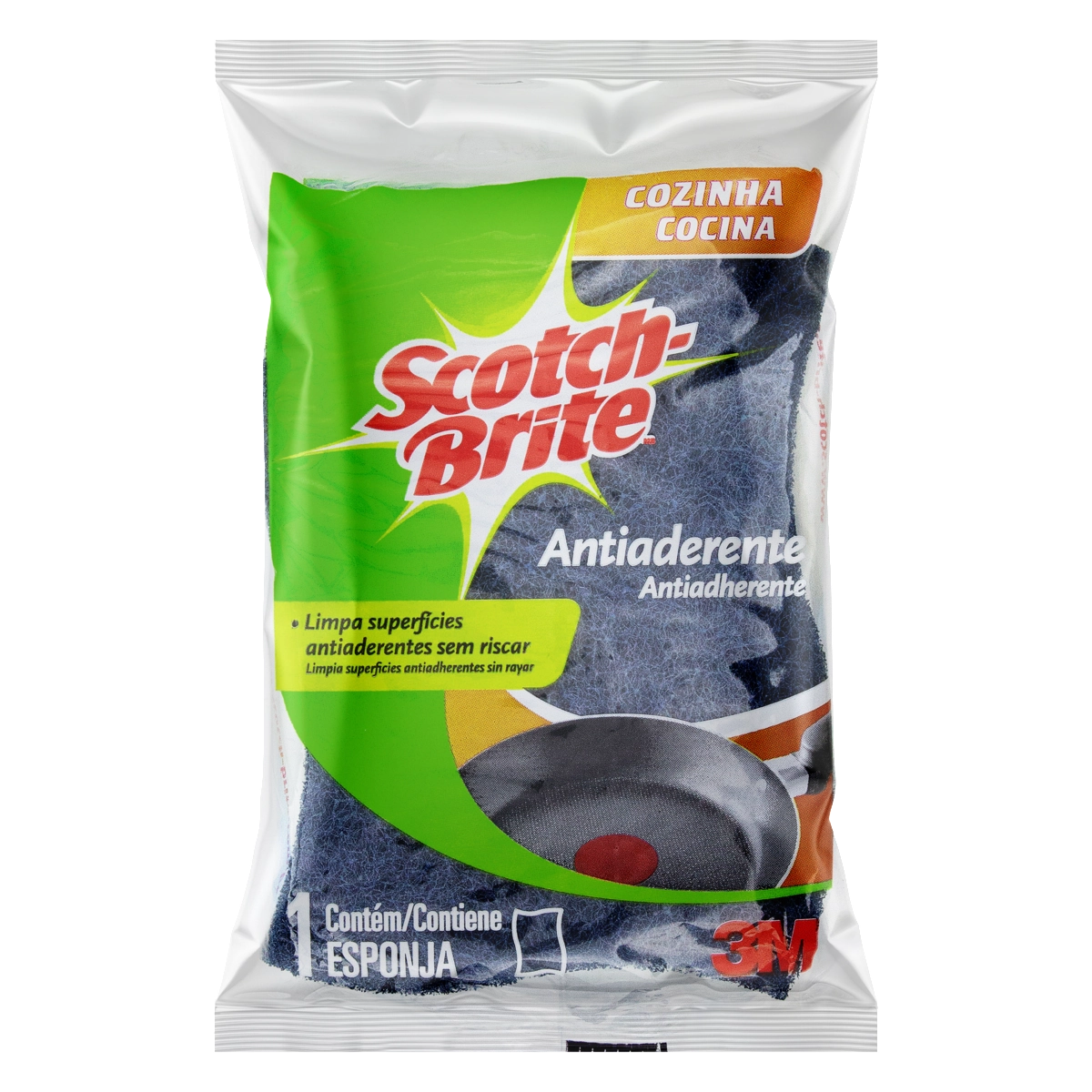 Esponja Cozinha Antiaderente Scotch Brite