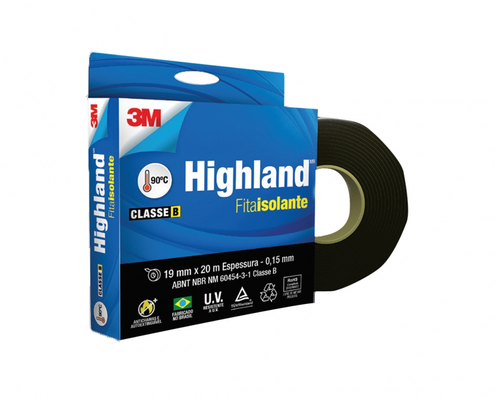 Fita Isolante 3m 19x20m Highland