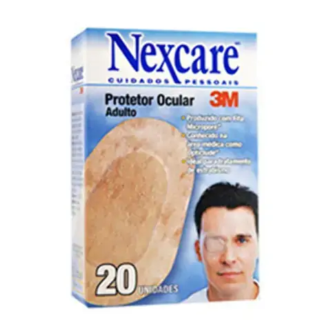 Protetor Ocular Nexcare Adulto 12unidade